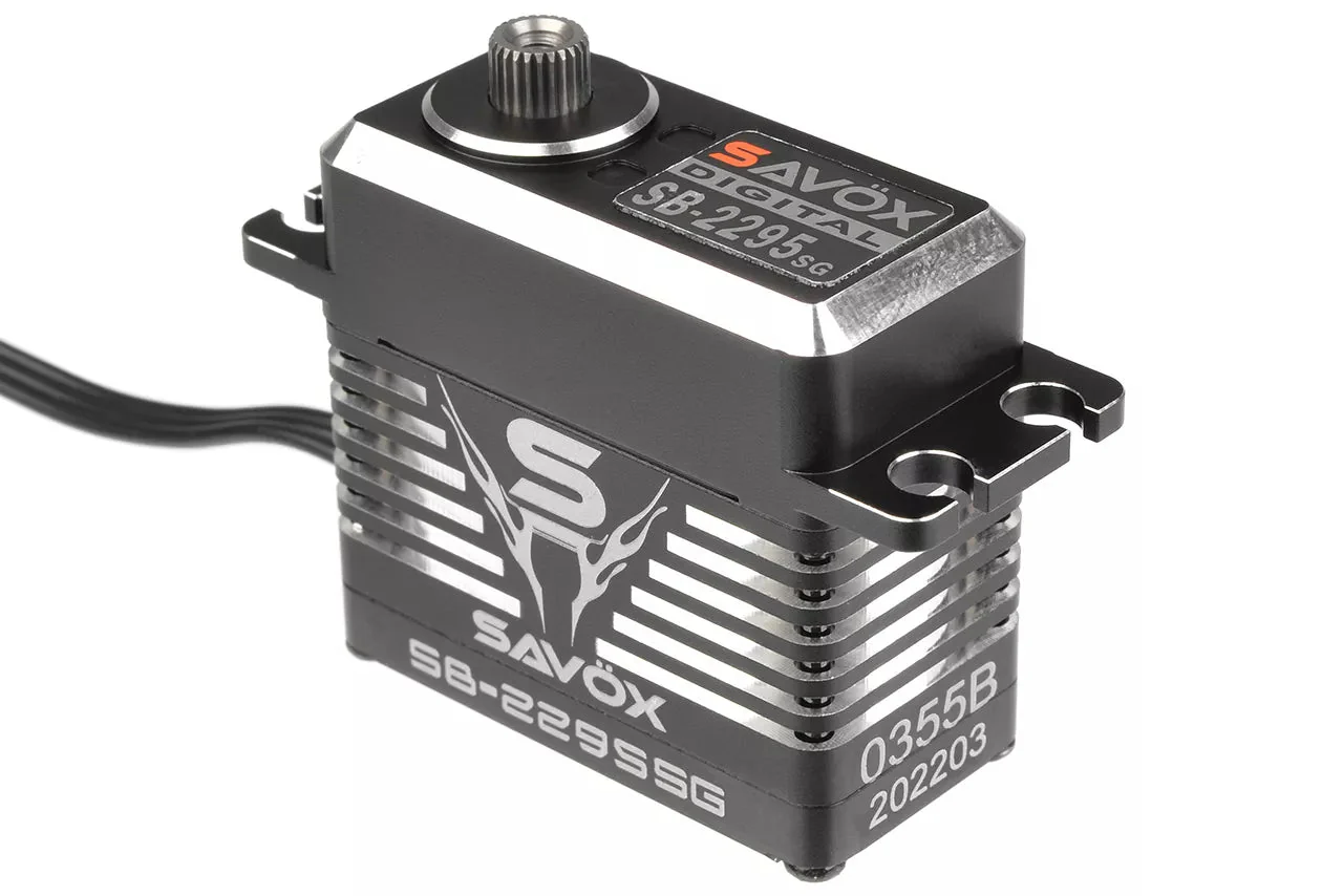 Savox SB-2295SG HV CNC Monster Brushless Servo 32kg/0.06s@7.4v - Image 3