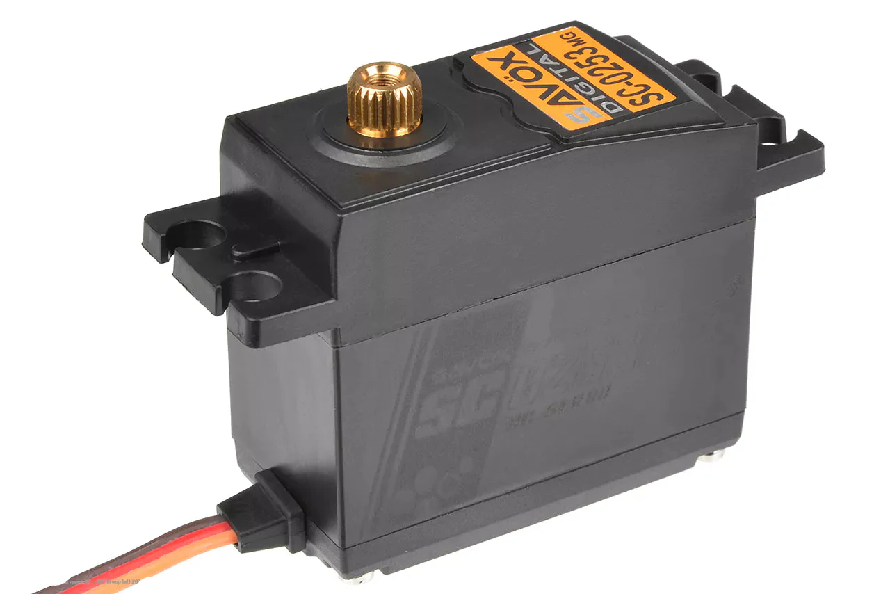 Savox SC-0253MG+ Std Size Digital Servo Metal Gear 6kg/0.15s@6v - Image 3