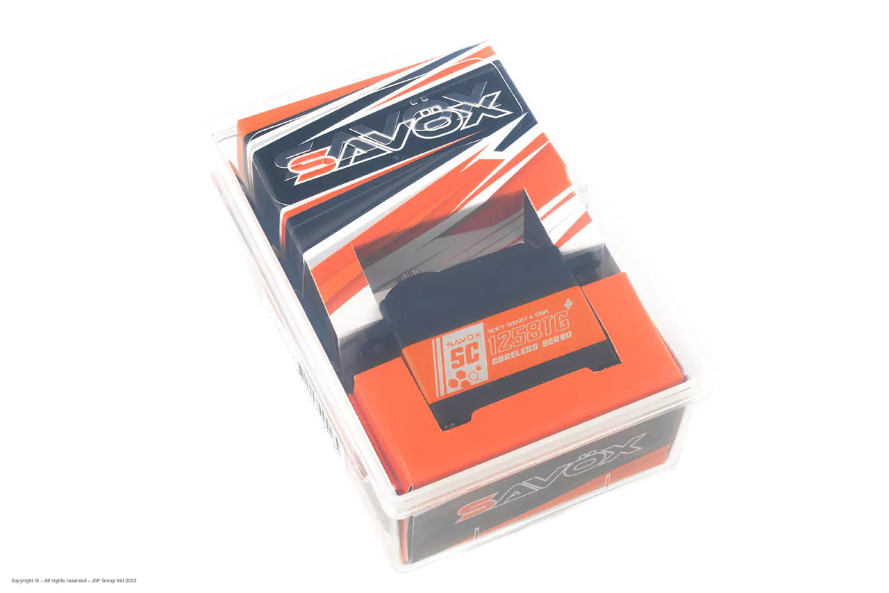 Savox SC-1258TG+ Standard Size Coreless Digital Servo With Soft Start 0.08s/12kg@6v SC1258TGP - Image 7