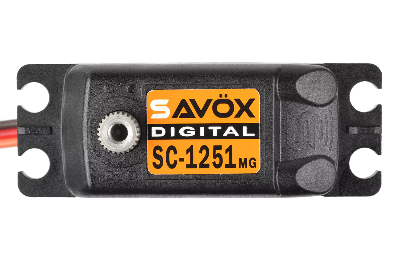Savox SC-1251MG+ Low Profile Digital Servo With Soft Start 0.09s/9kg@6v SC1251MGP - Image 3