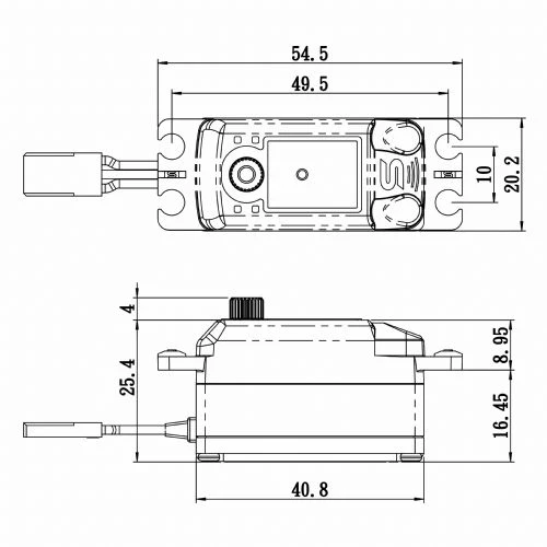 Savox SC-1251MG+ Low Profile Digital Servo With Soft Start 0.09s/9kg@6v SC1251MGP - Image 6