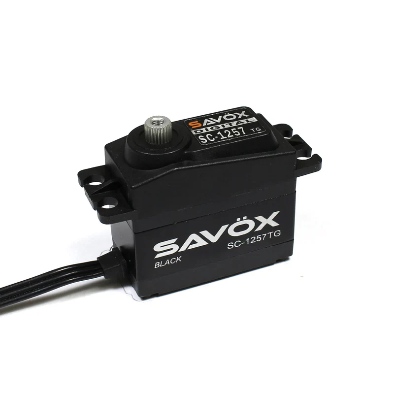 Savox SC-1257TGB High Torque Coreless Digital Servo 10kg@6.0v - Black SAV-SC1257TGB