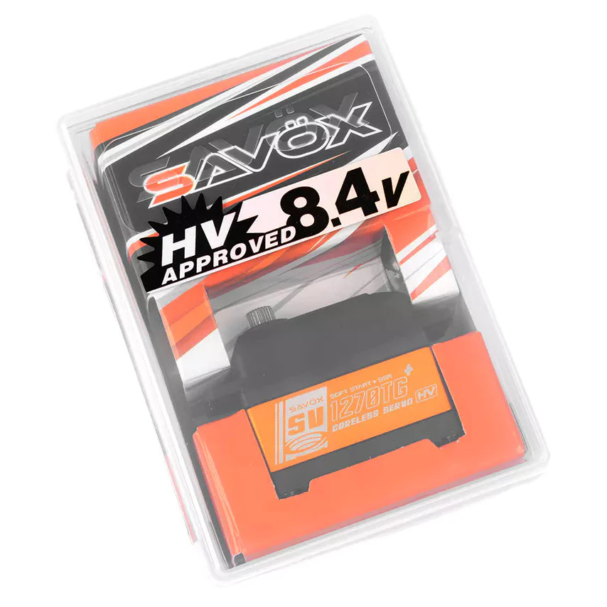Savox SV-1270TG+ High Voltage Coreless Digital Servo With Soft Start 0.10s/45kg@8.4v SV1270TGP - Image 6