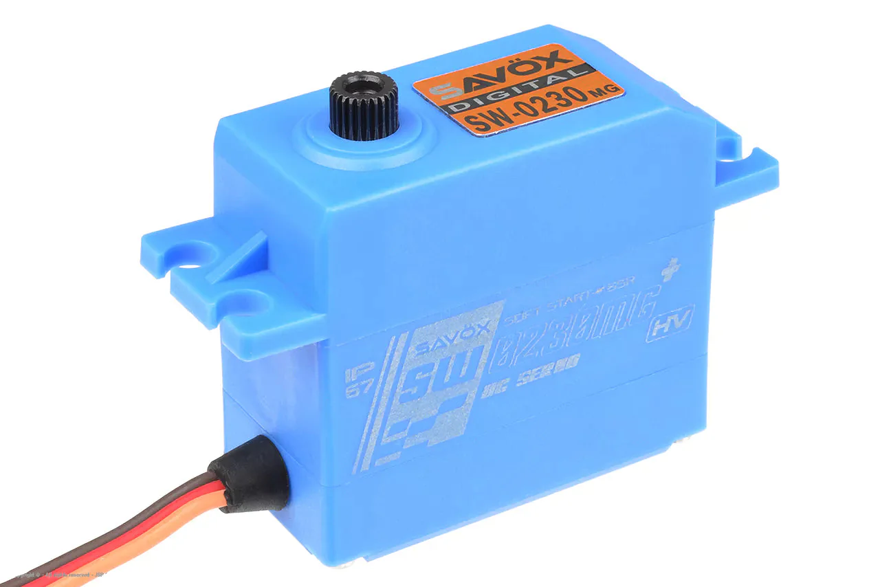 Savox SW-0230MG+ Waterproof HV Digital Servo 8kg/0.13s@7.4v