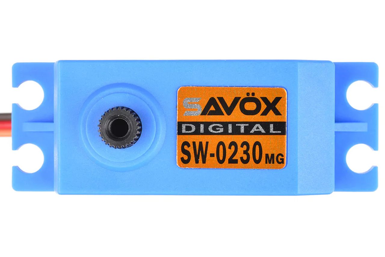 Savox SW-0230MG+ Waterproof HV Digital Servo 8kg/0.13s@7.4v - Image 4