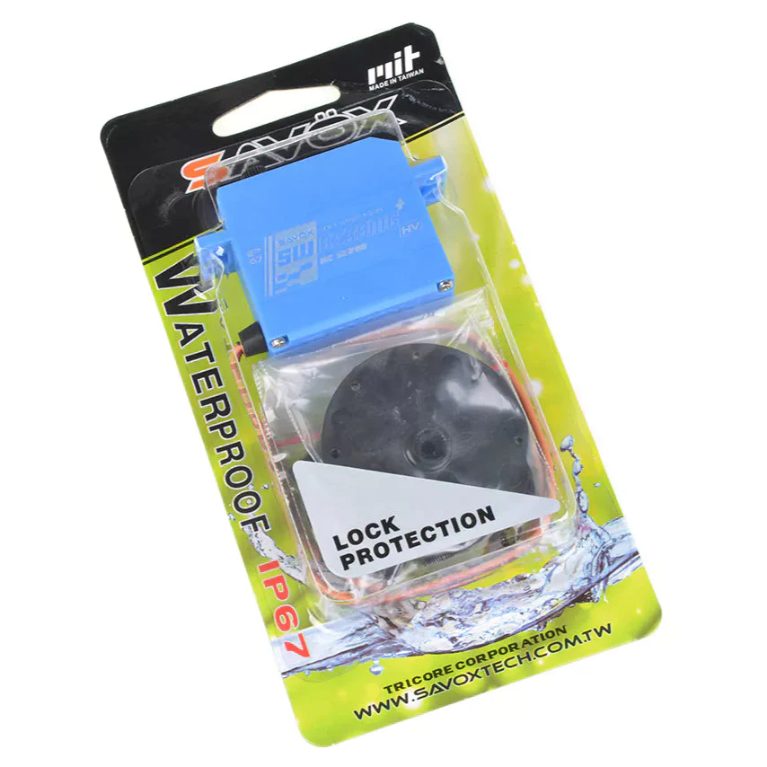 Savox SW-0230MG+ Waterproof HV Digital Servo 8kg/0.13s@7.4v - Image 9