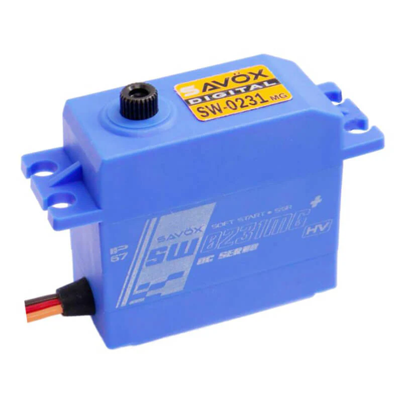 Savox SW-0231MG+ Waterproof Digital Servo 15kg/0.17s@6v