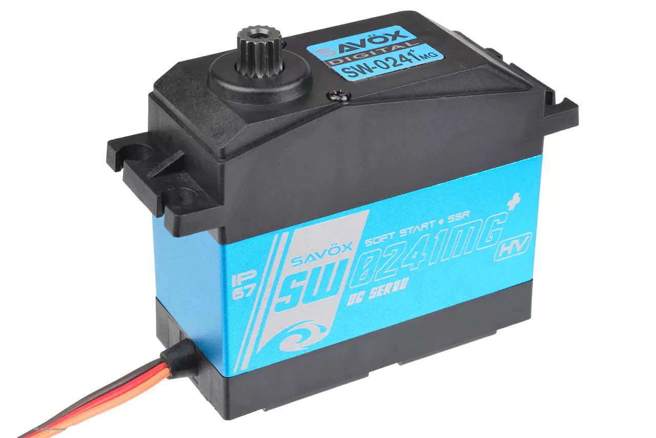 Savox SW-0241MG+ Waterproof Jumbo HV Digi Servo 40kg/0.17s@7.4v