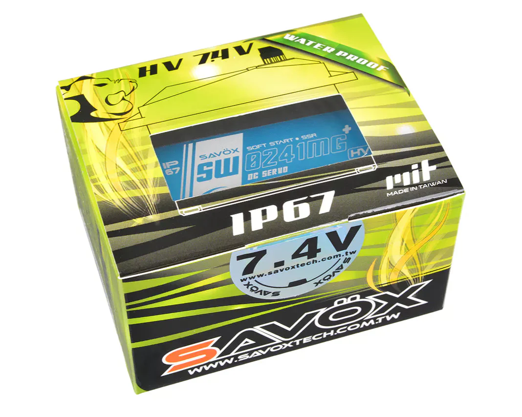 Savox SW-0241MG+ Waterproof Jumbo HV Digi Servo 40kg/0.17s@7.4v - Image 10