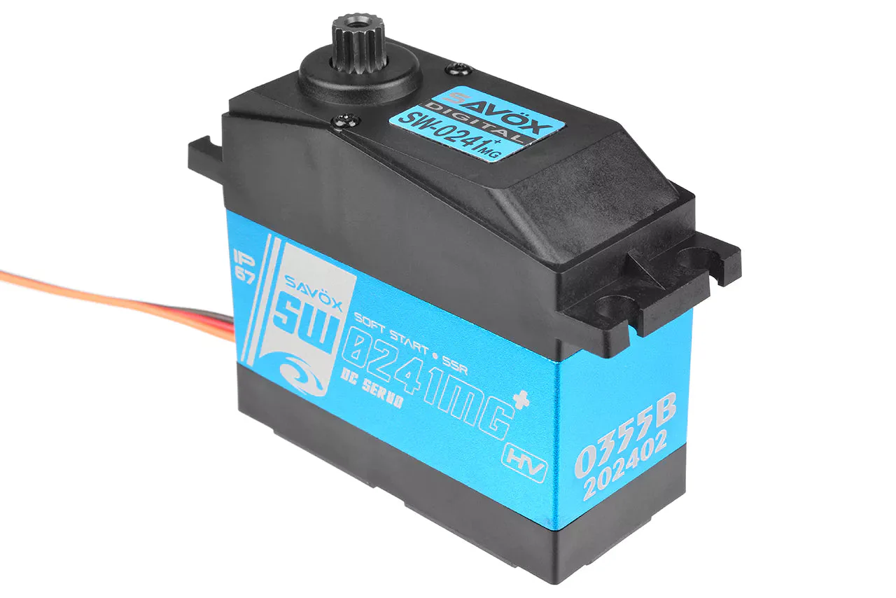 Savox SW-0241MG+ Waterproof Jumbo HV Digi Servo 40kg/0.17s@7.4v - Image 2
