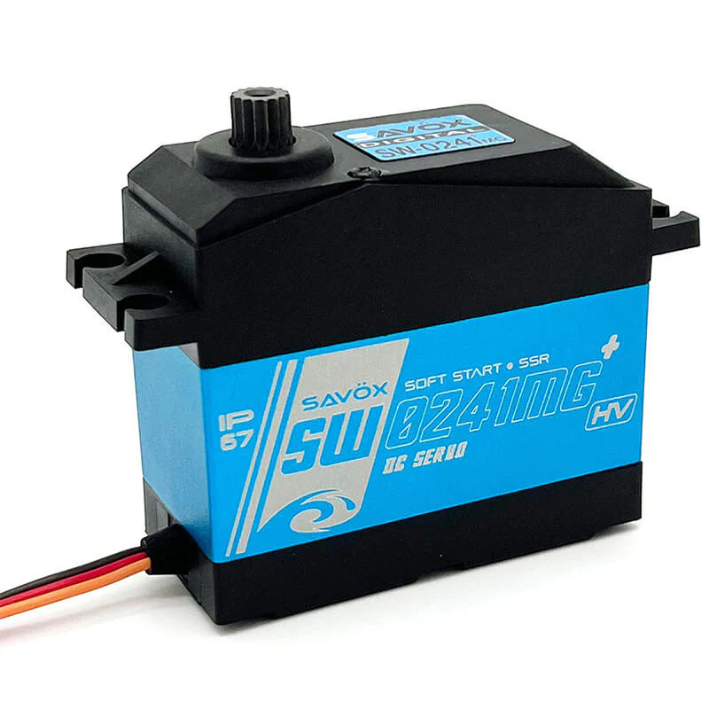 Savox SW-0241MG+ Waterproof Jumbo HV Digi Servo 40kg/0.17s@7.4v - Image 6