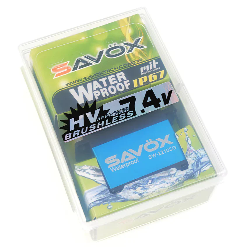 Savox SW-2210SG HV Digital Brushless Servo Waterproof 36kg/0.11s@7.4v - Image 10