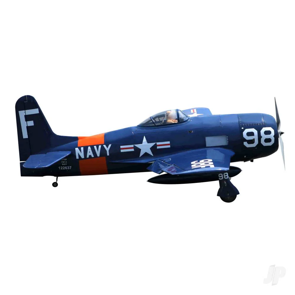 Seagull Grumman F8F-2 Bearcat (33-45cc / 12s) 1.83m / 71in, Navy (SEA-324B) 5500043 - Image 7