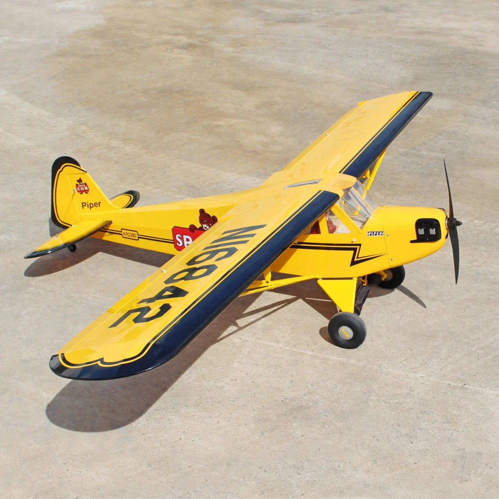 Seagull J-3 Cub (20cc) 2.23m (88.2in) with Scale U/C, Wheels & Air Tyres SEA74N