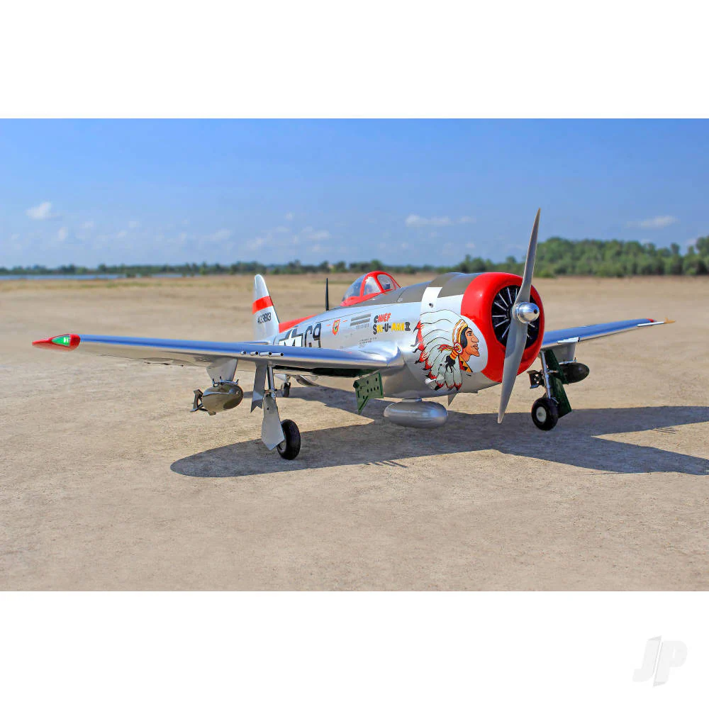 Seagull P-47 Thunderbolt Chief Ski-U-Mah II (30-38cc) 1.77m / 70in with 3-piece Retracts SEA398SKIG - Image 4