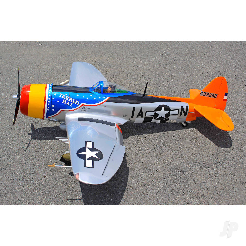 Seagull P-47 Thunderbolt Tarheel Hal (30-38cc) 1.77m / 70in with Electric Retracts SEA398G - Image 3