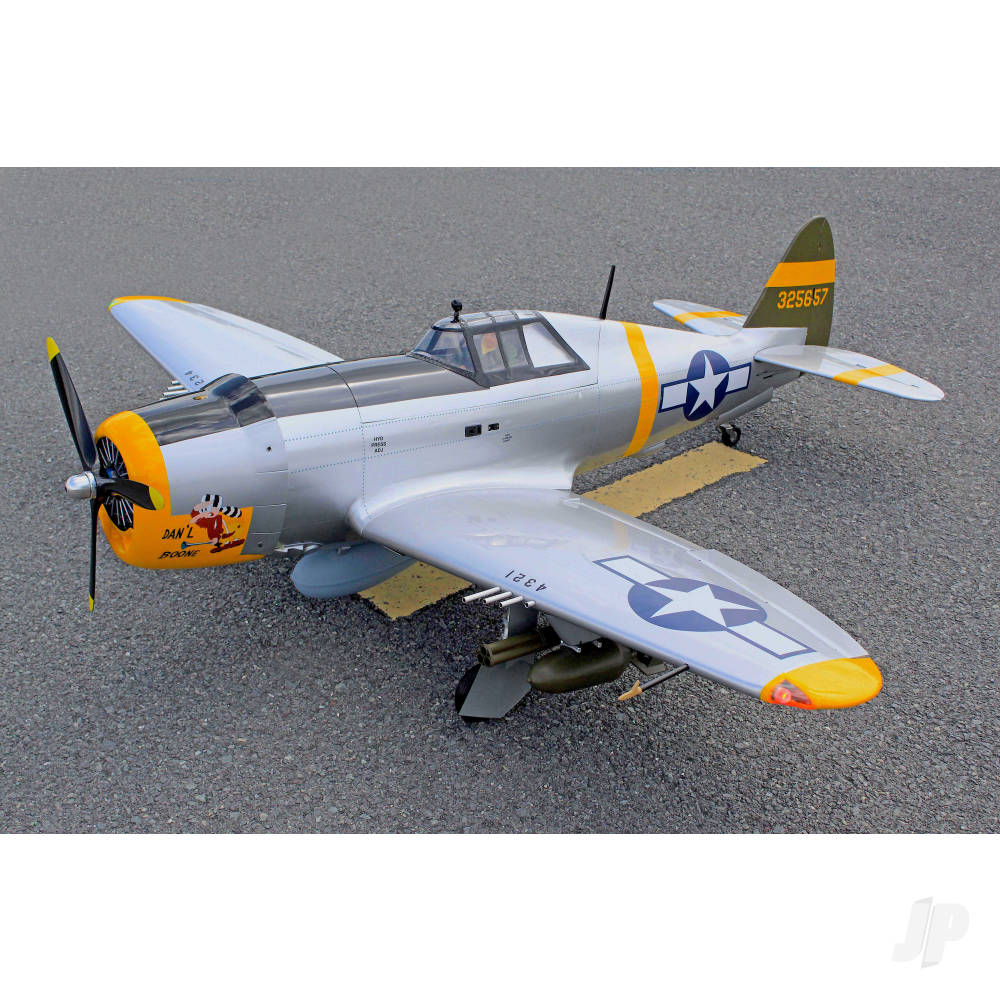 Seagull P-47D Dan'l Boone (55-60cc / 12s) 2.05m / 81in with 3-piece Electric Retracts SEA306NDBG - Image 3