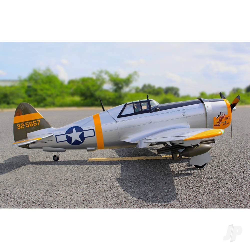 Seagull P-47D Dan'l Boone (55-60cc / 12s) 2.05m / 81in with 3-piece Electric Retracts SEA306NDBG - Image 4