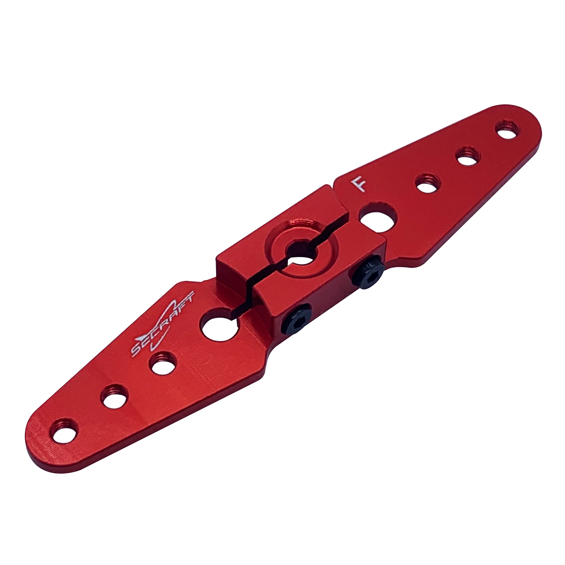 Secraft Futaba 2.5" Straight Servo Arm (Red) SEC020 - Image 2