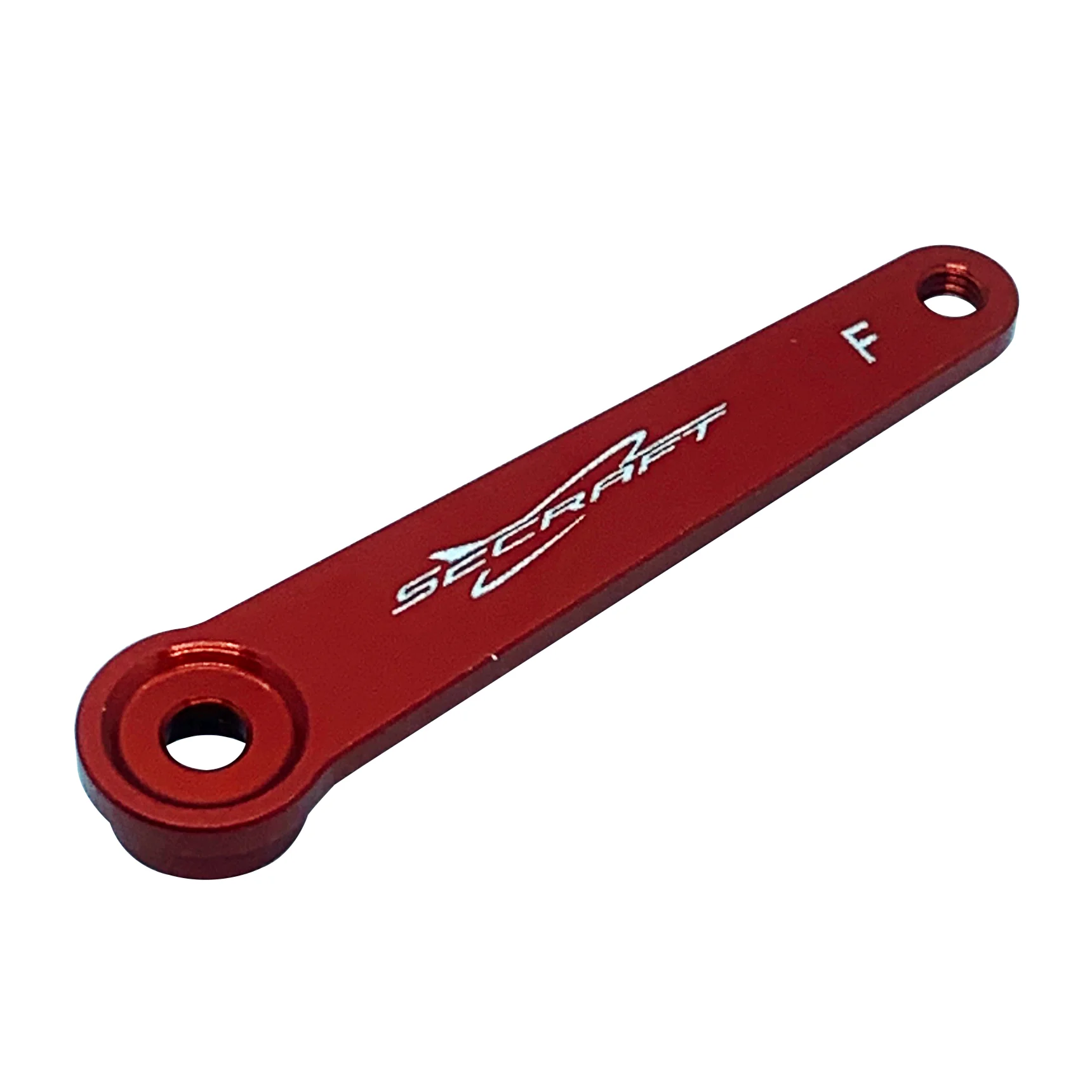 Secraft Futaba V1 1.5" (M3) Servo Arm (Red) SEC135 - Image 2