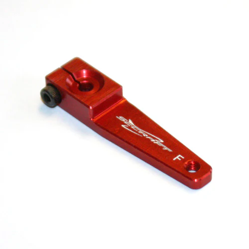 Secraft Futaba V2 1.25" (M3) Servo Arm (Red) SEC002 - Image 2
