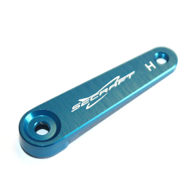 Secraft Hitec V1 1.25" (M3) Servo Arm (Blue) SEC134 - Image 2