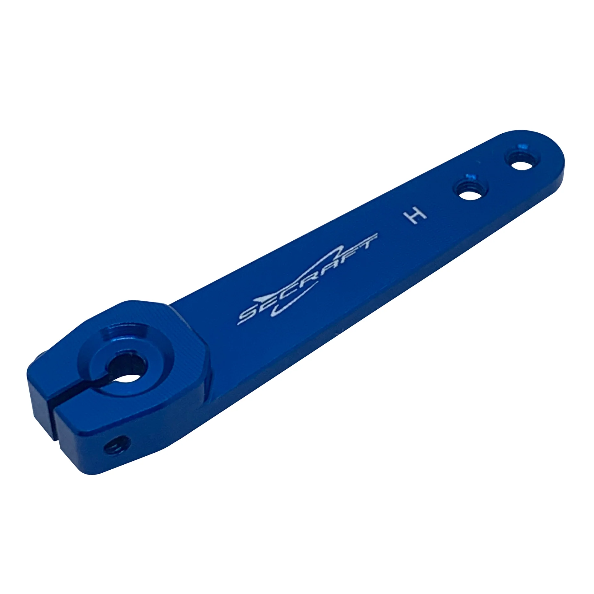 Secraft Hitec V2 1.75" (M3) Servo Arm (Blue) SEC114