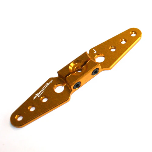 Secraft JR / Spektrum 2.5" Straight Servo Arm (Gold) SEC021 - Image 2