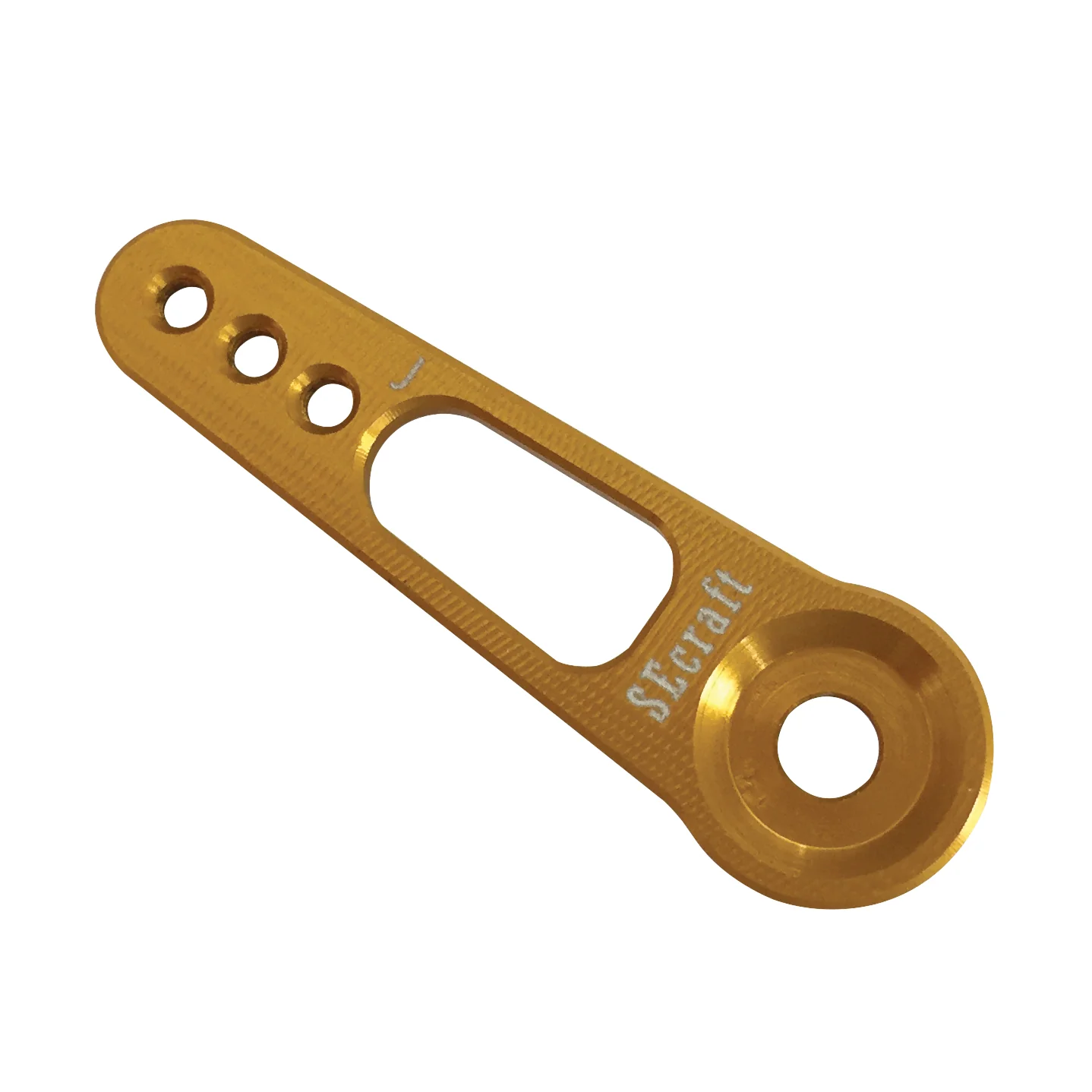 Secraft JR / Spektrum V1 1.0" (M2) Servo Arm (Gold) SEC202