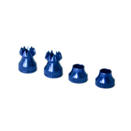 Secraft Transmitter Stick Ends (Pair) V2 M4 (Blue) SEC305