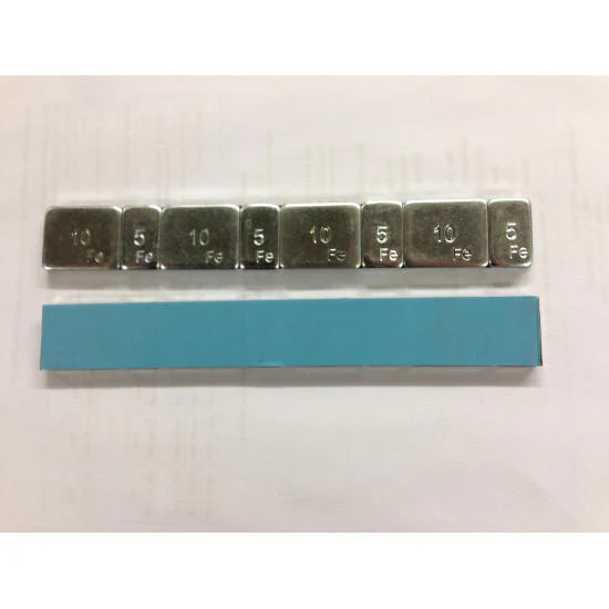 Balance Weights 60g Self Adhesive Strip 10g & 5g Silver - Image 4