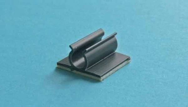 Self Adhesive Plastic Cable Clip U Shape 9mm 5pk X7061-9