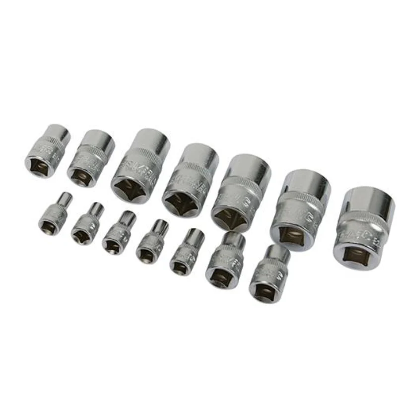 Silverline E4-E24 Socket Extension Set (14pcs) 675072