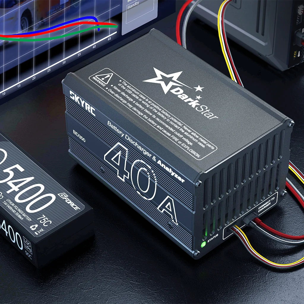 SkyRC BD350 Battery Discharger & Analyzer Replaced by BD380 - Image 3