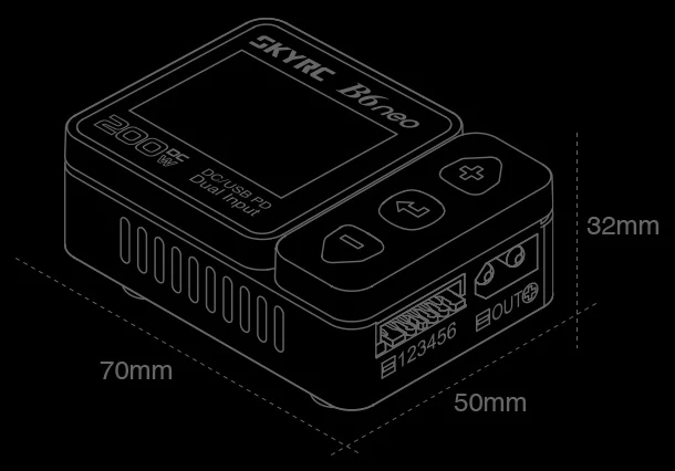 SkyRC B6neo DC Charger - Black SK-100198-02 - Image 2