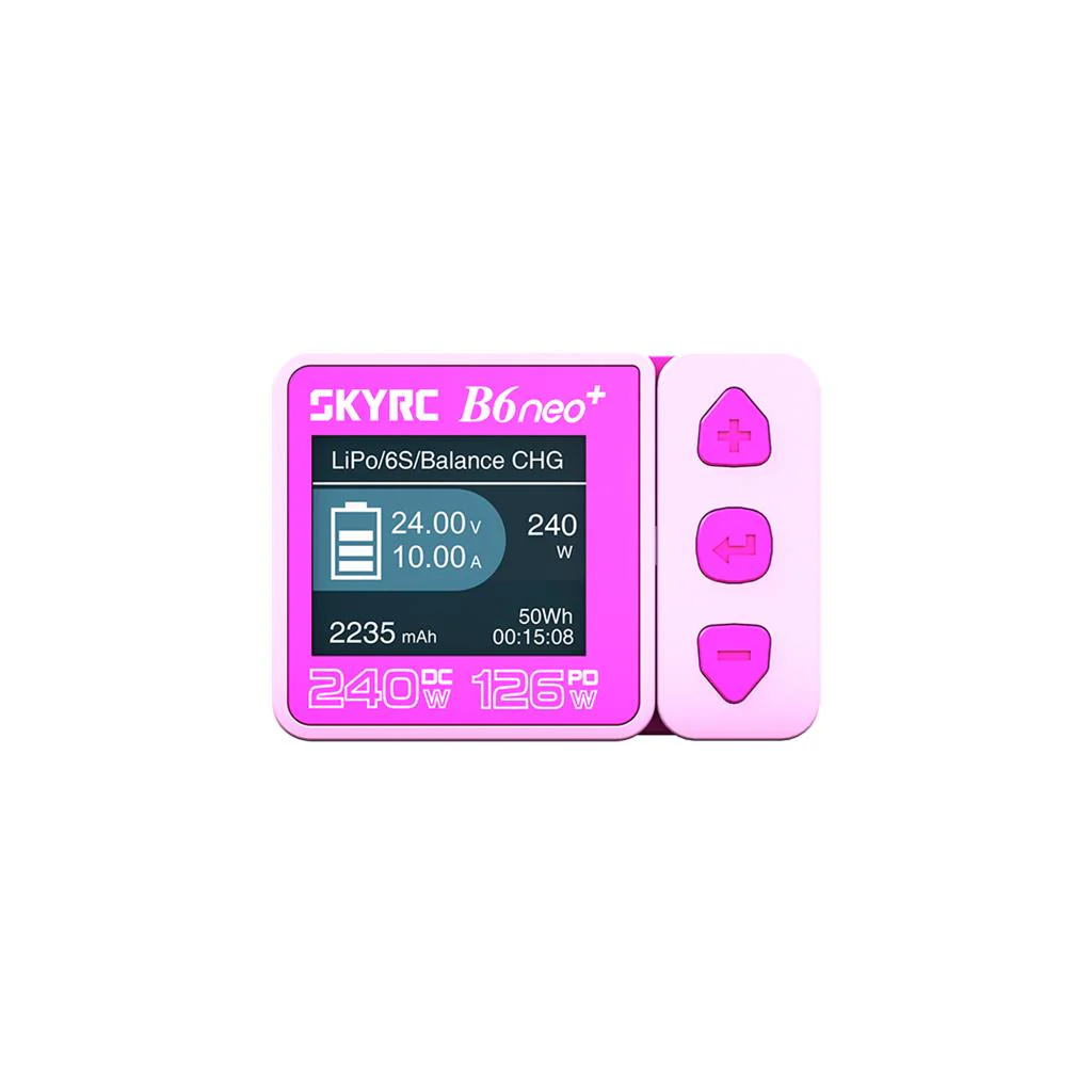 SkyRC B6Neo+ DC Smart Charger - Pink SK-100211-04 - Image 3