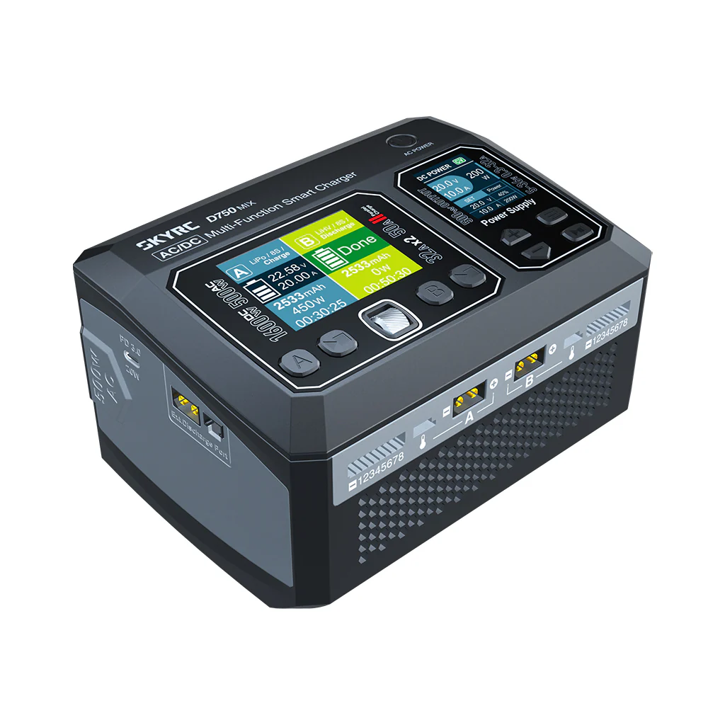 SkyRC D750 MIX AC/DC Charger SK-100201 With External Discharger Option (BD380) - Image 2