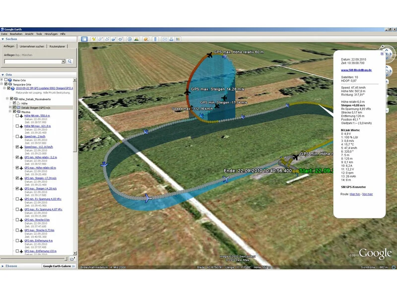 SM MODELL BAU GPS Logger 3 Telemetry GPS with TEK Vario SM2750 - Image 2