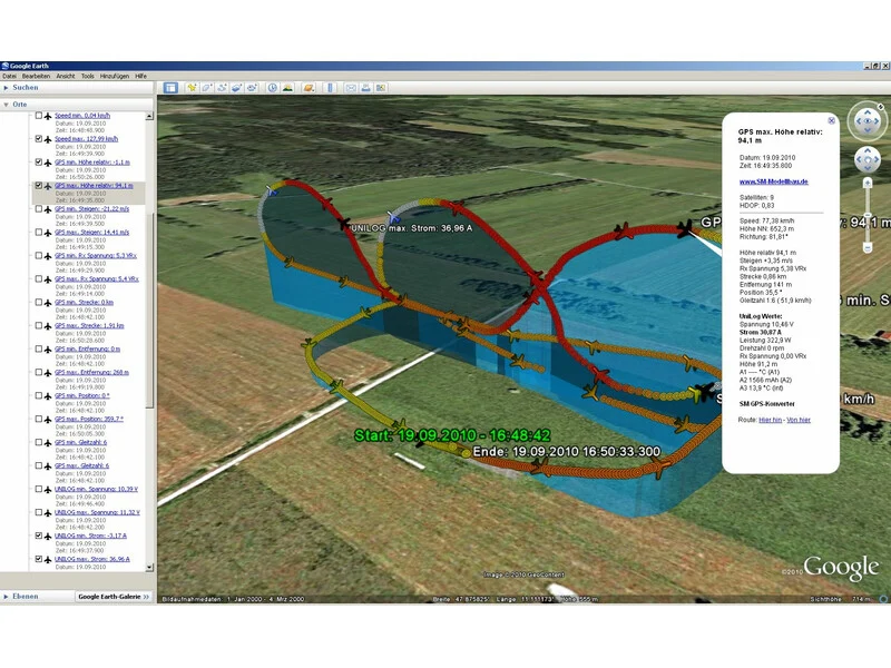 SM MODELL BAU GPS Logger 3 Telemetry GPS with TEK Vario SM2750 - Image 3