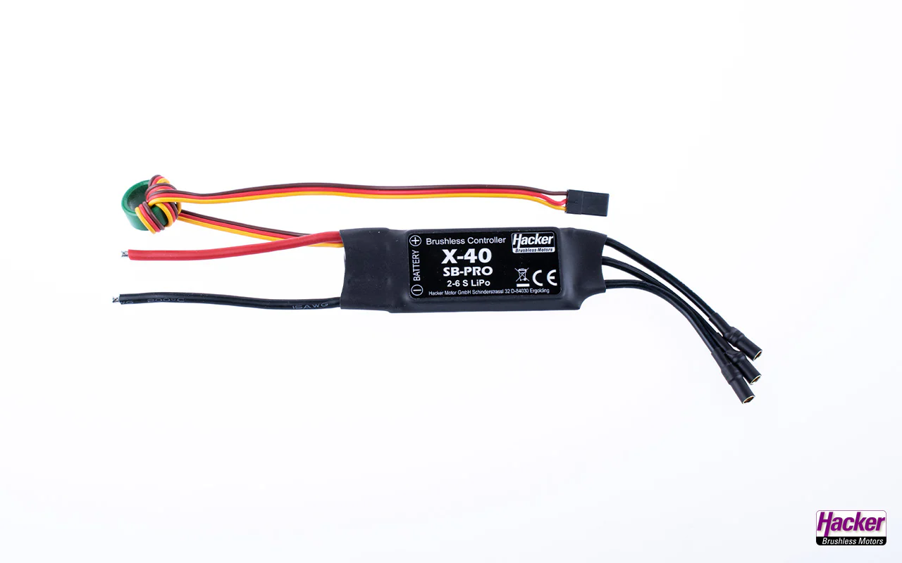 Speed Controller X-40-SB-Pro 2 to 6s ESC from Hacker 87200004