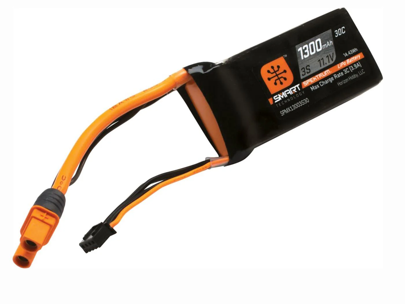Spektrum 1300mAh 3S 11.1V Smart LiPo Battery 30C