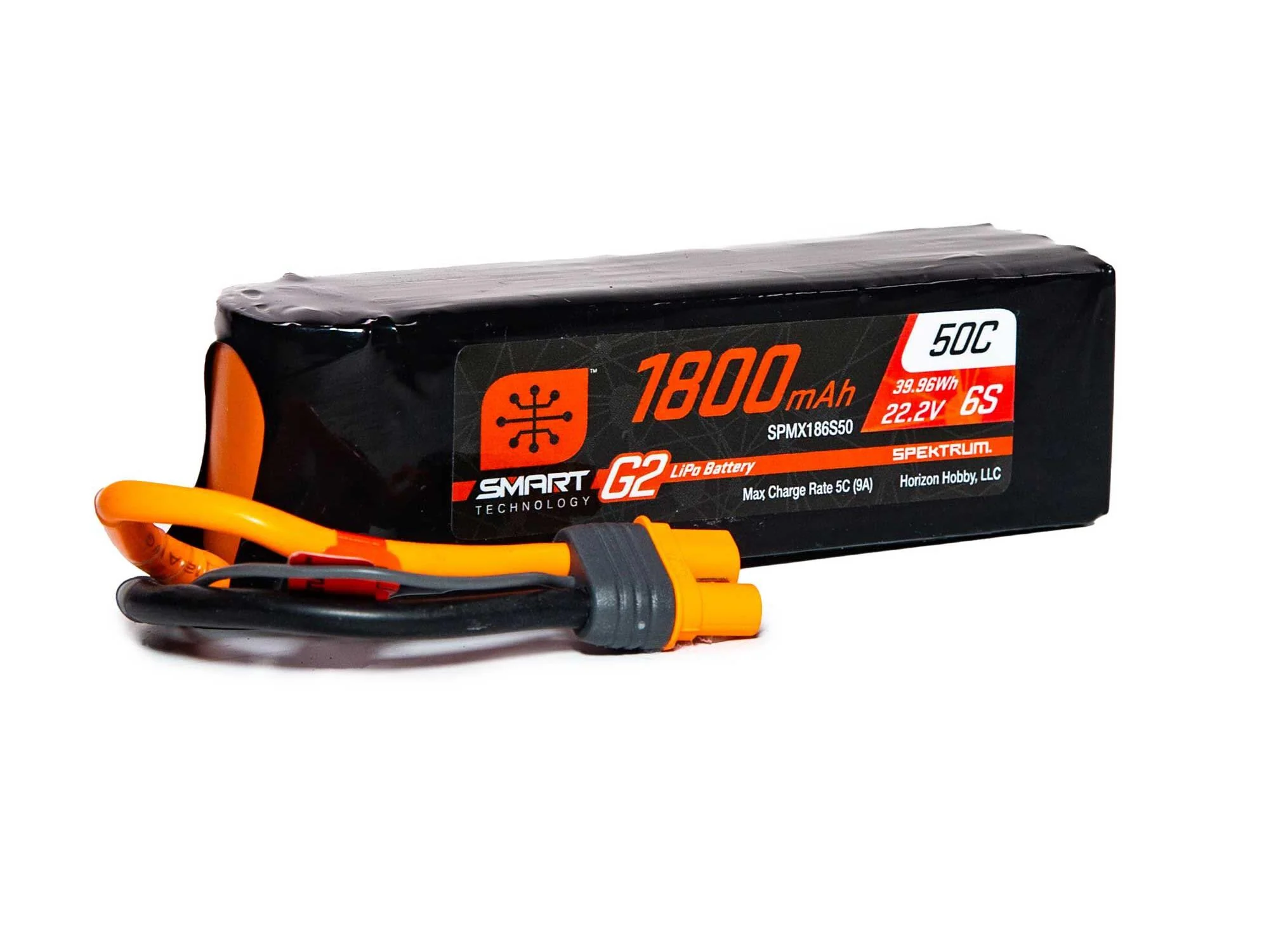 Spektrum 1800mAh 6S 22.2V SMART G2 50C IC3 SPMX186S50