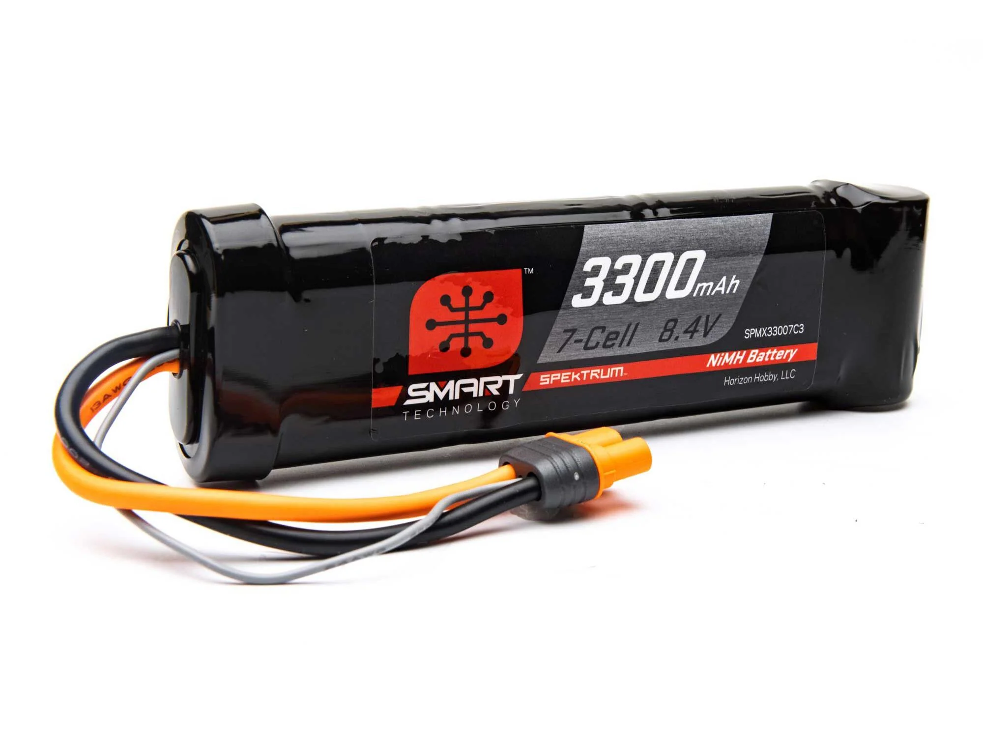 Spektrum 3300mAh 7-Cell 8.4V Smart NiMH Battery IC3 SPMX33007C3