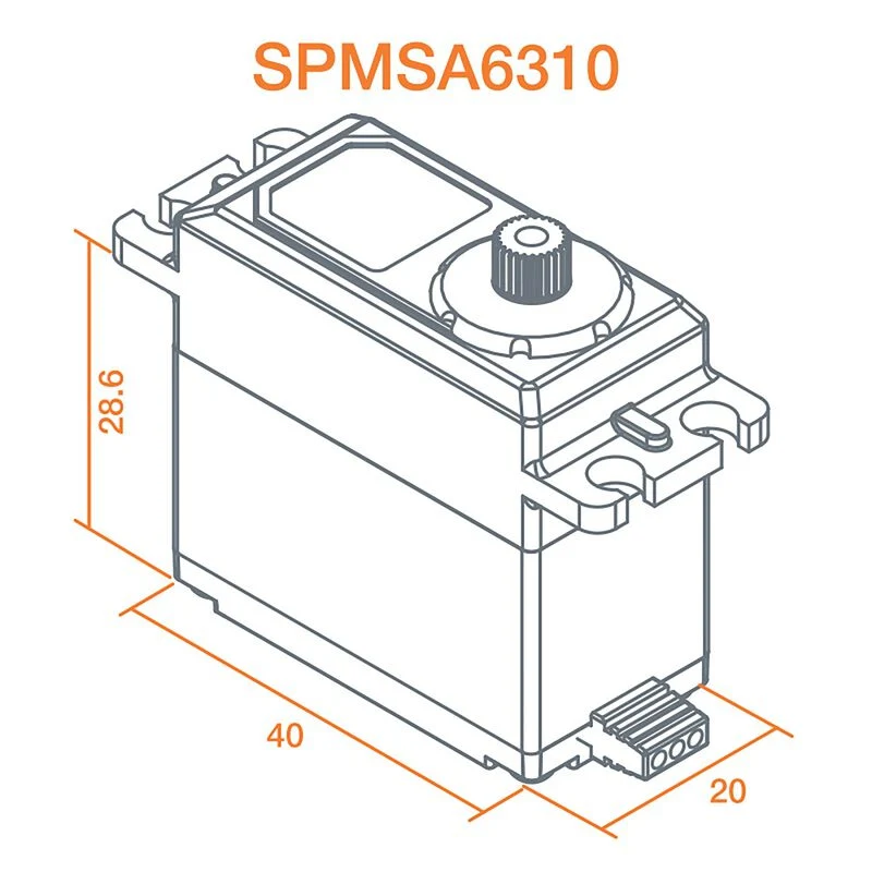 Spektrum A6310 Ultra Torque High Speed Metal BL HV Servo SPMSA6310 - Image 2