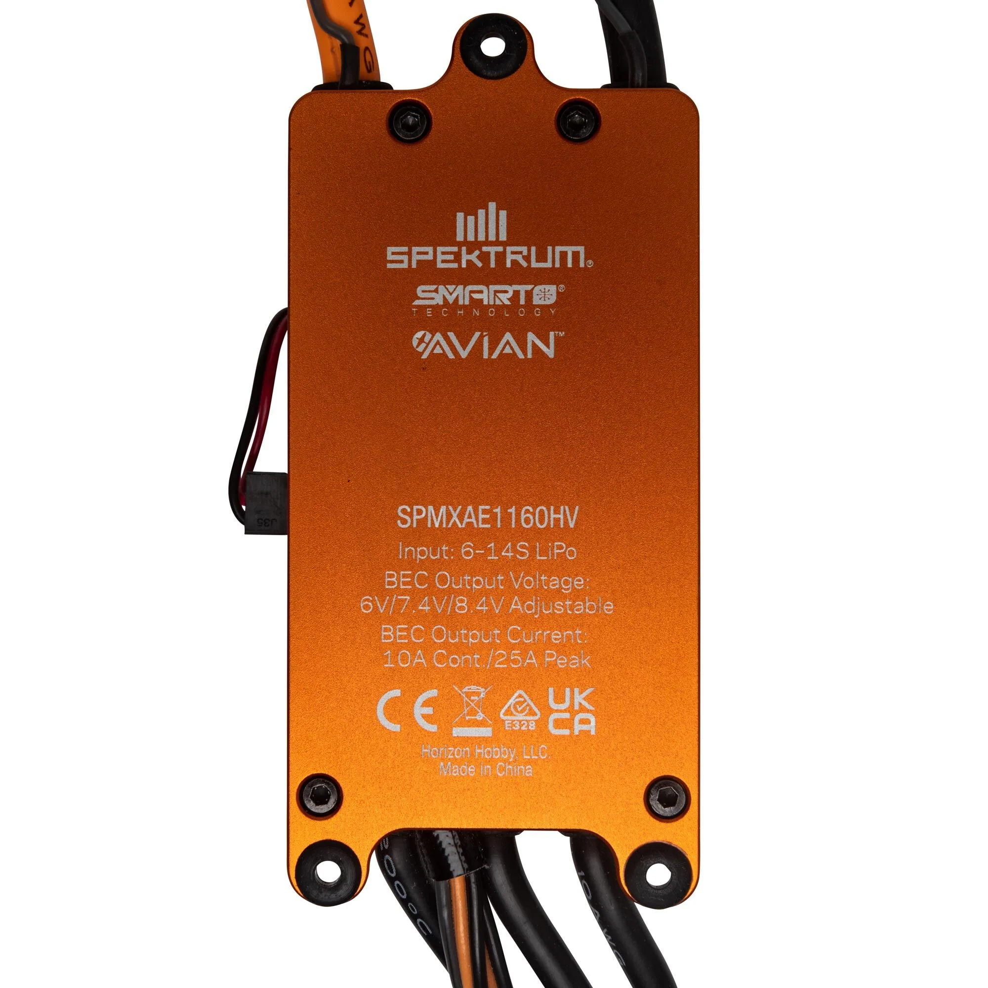 Spektrum Avian 160A HV Brushless Smart ESC 6S-14S SPMXAE1160HV - Image 2