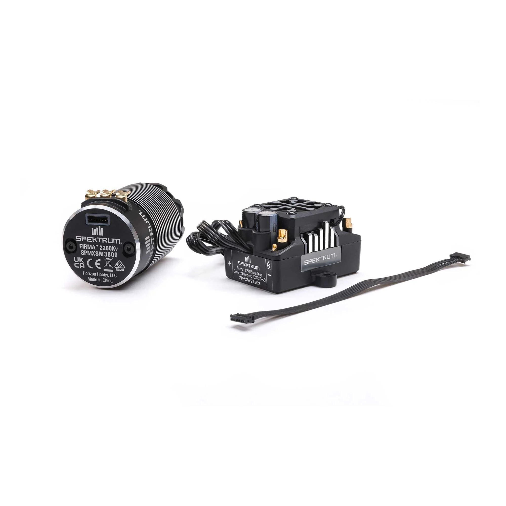 Spektrum Firma 130A Brushless Smart ESC / 2200Kv Sensored Motor Combo SPMXSEMC17 - Image 2