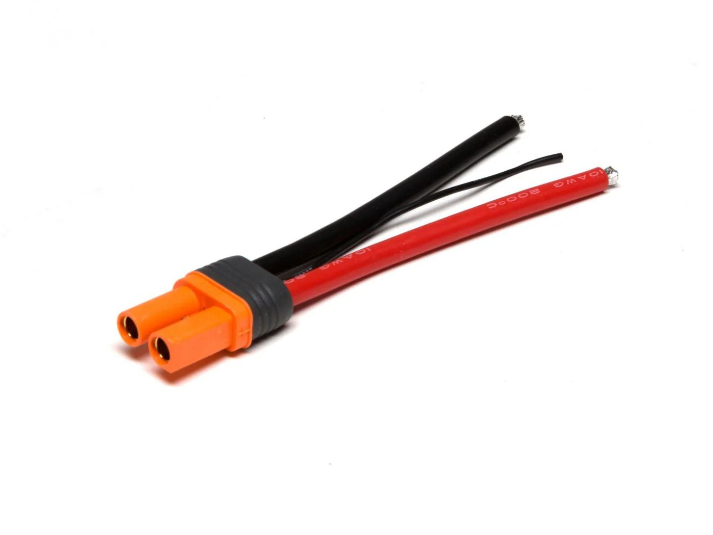 Spektrum IC5 Battery Connector 4" / 100mm 10 AWG SPMXCA505