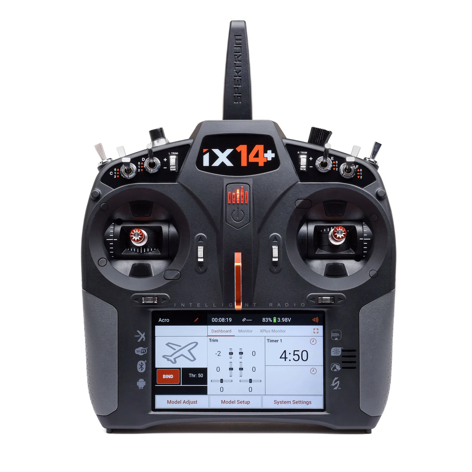Spektrum iX14+ 20-Channel DSMX Transmitter Only SPMR14010EU - Image 2