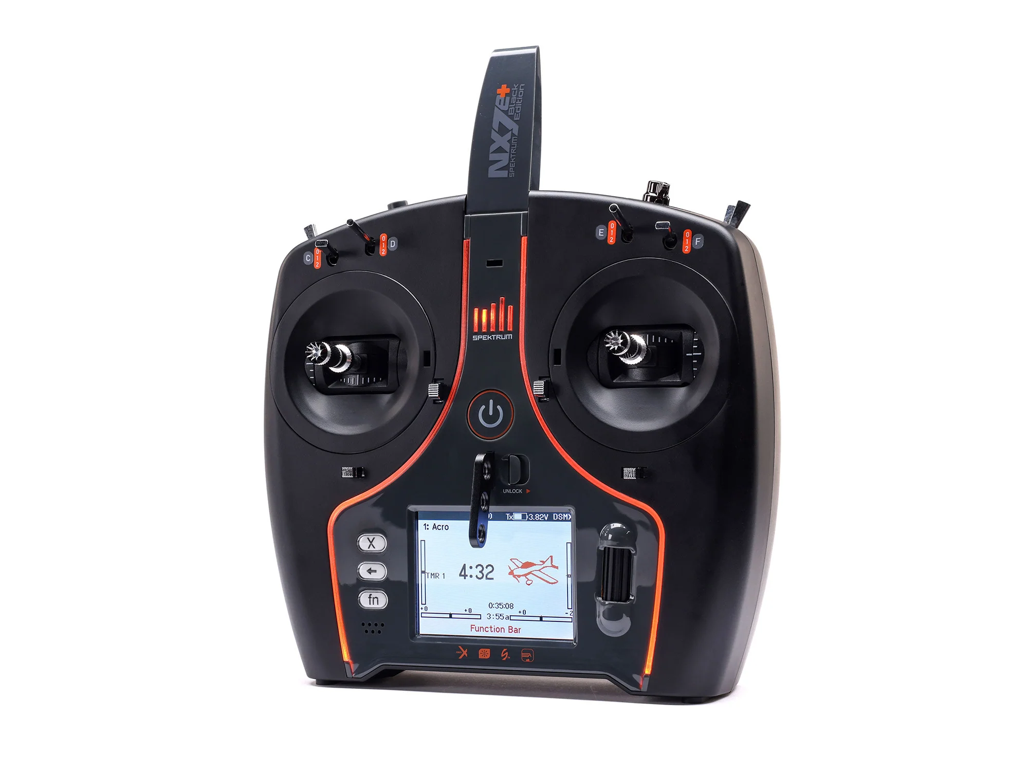 Spektrum NX7e+ 14-Channel DSMX Transmitter Only Black Edition SPMR7120EU - Image 2
