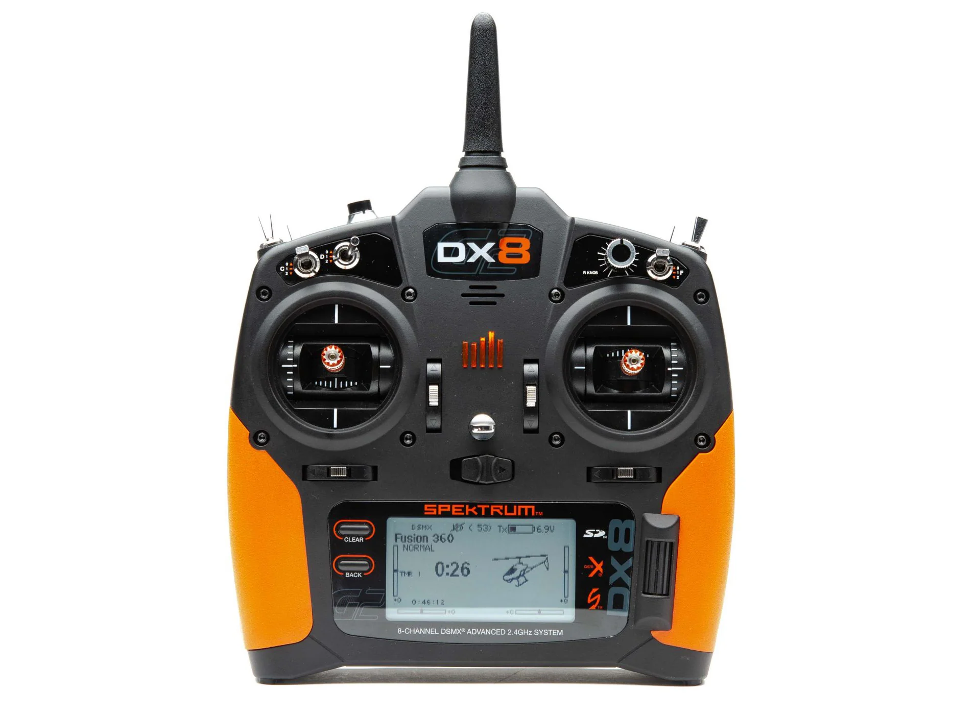 Spektrum Orange Grip Set w/ Tape: DX6G2/3 DX8G2 SPMA9609 - Image 2